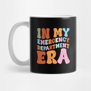 in My Emergency Department Era Funny Retro Mug